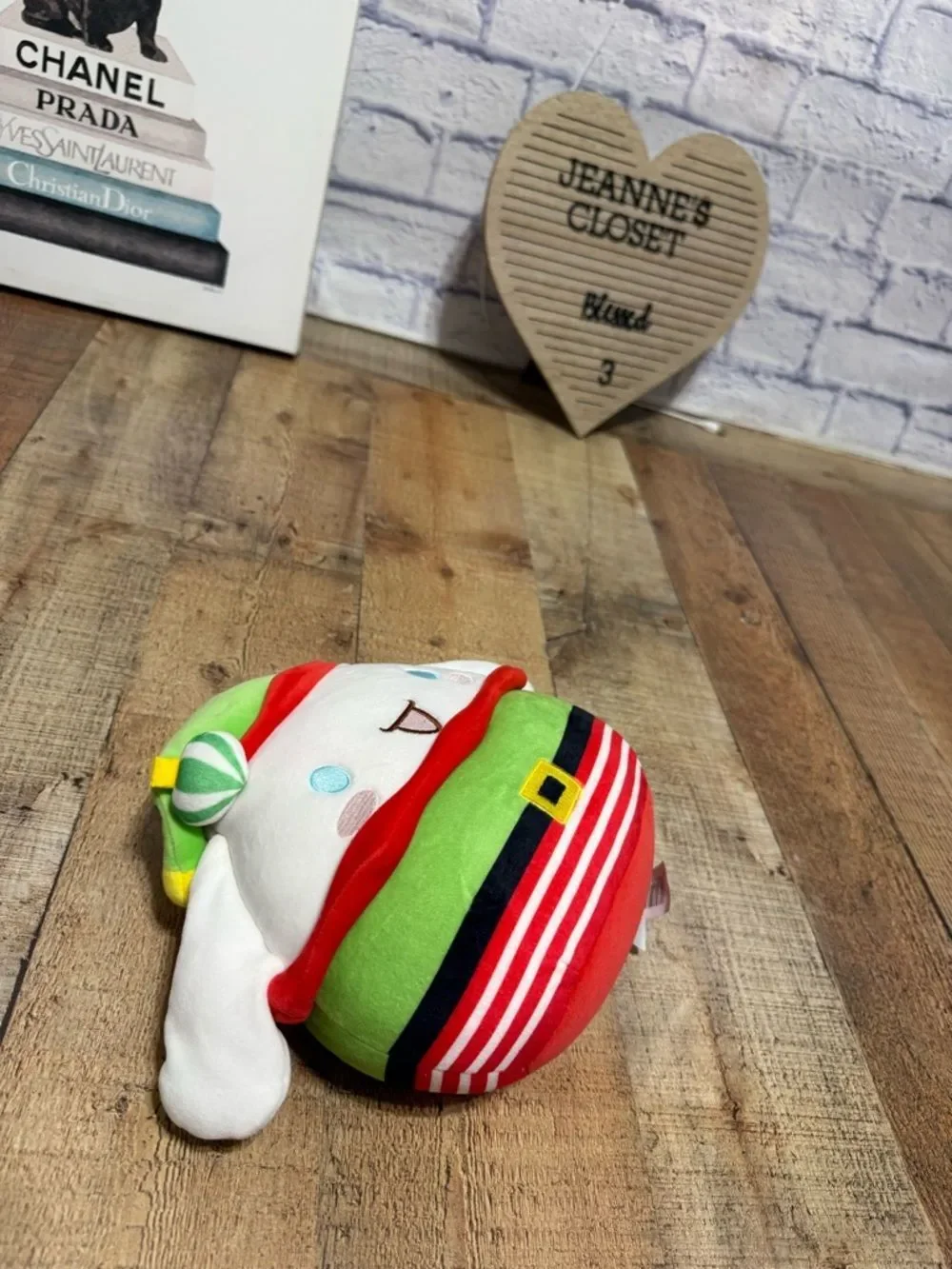 Squishmallows Cinnamoroll Wearing Elf Costume 8